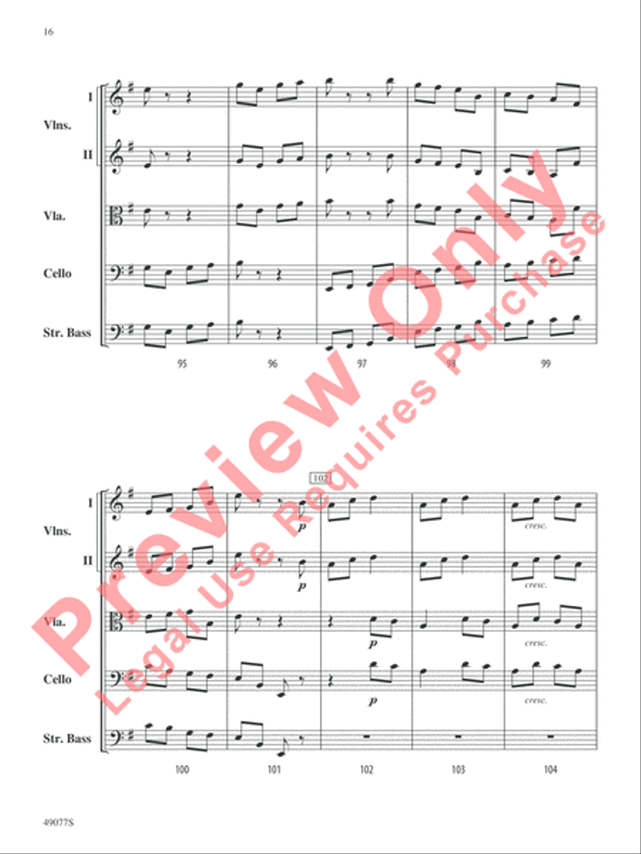 Yakama Variants Yakama Variants String Orchestra scores gallery preview page 17