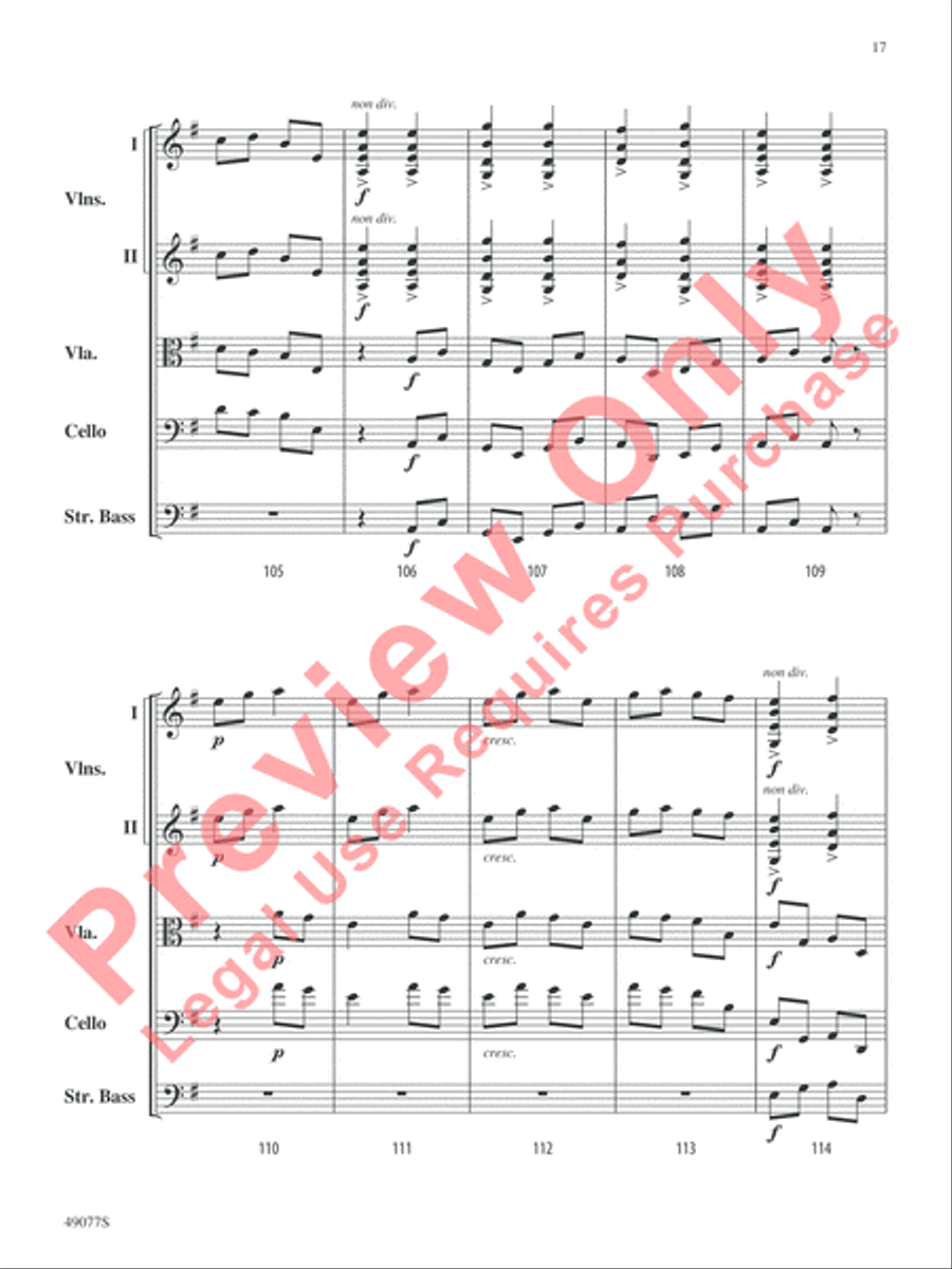 Yakama Variants Yakama Variants String Orchestra scores gallery preview page 18