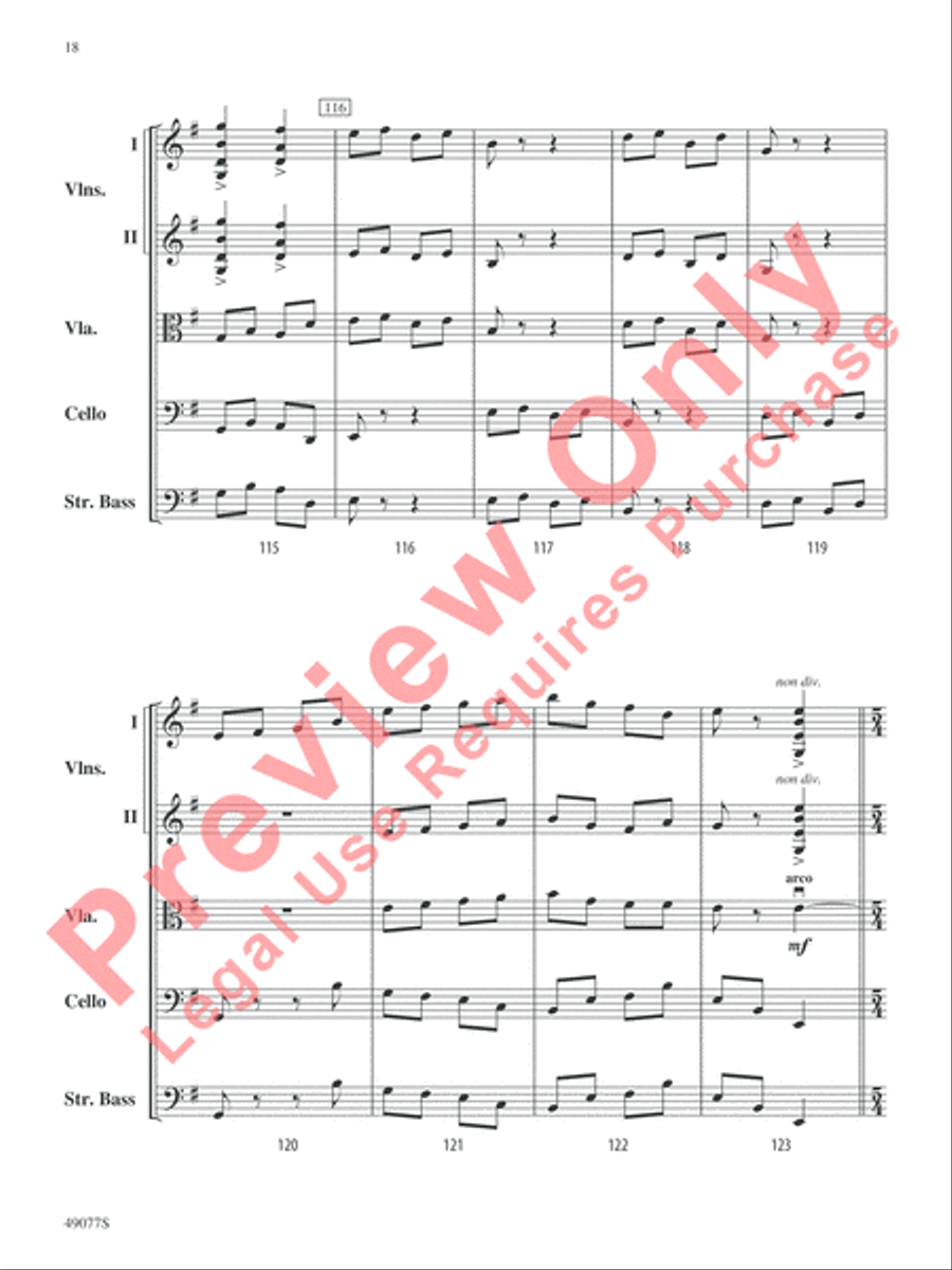 Yakama Variants Yakama Variants String Orchestra scores gallery preview page 19