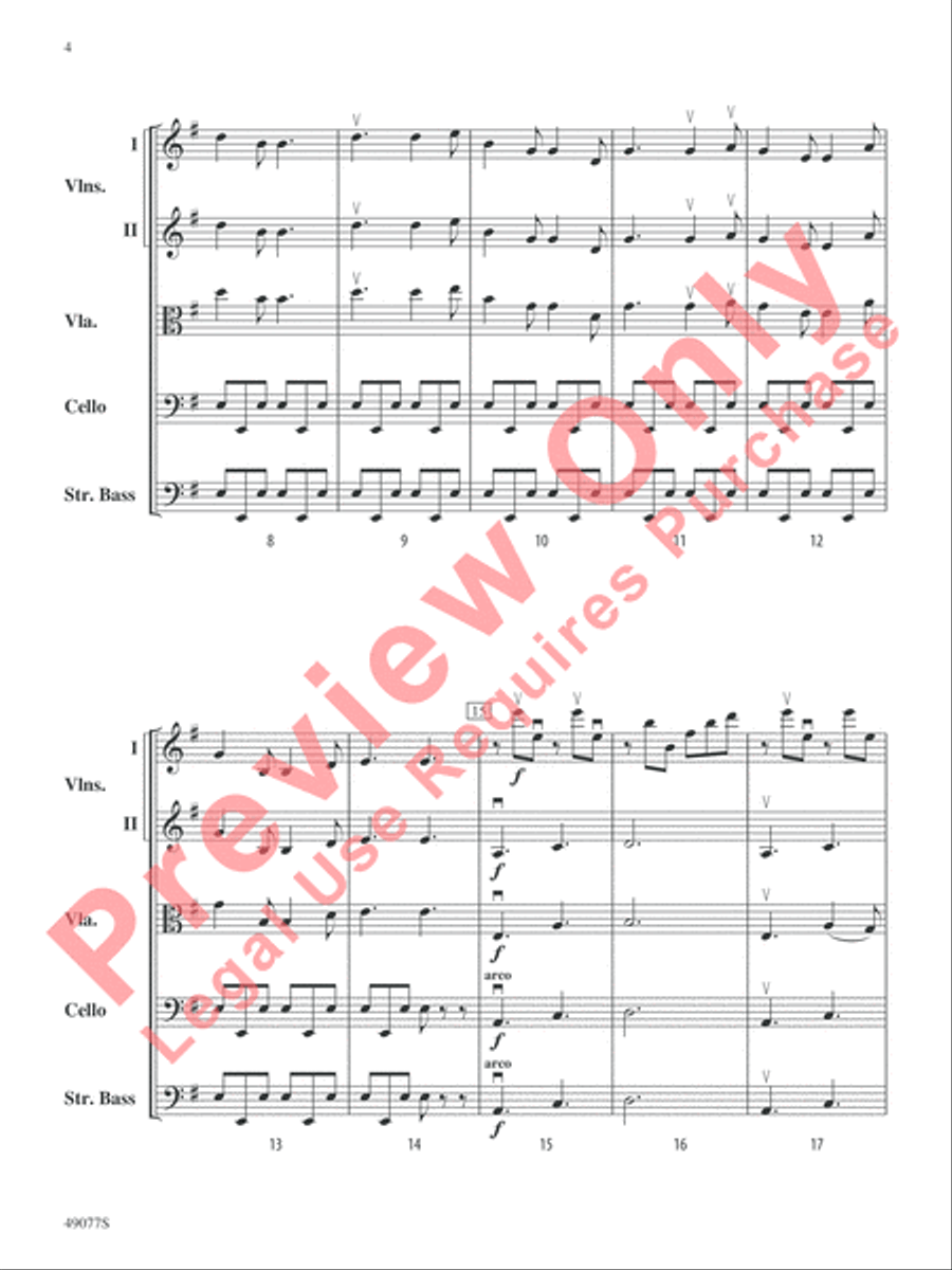 Yakama Variants Yakama Variants String Orchestra scores gallery preview page 5