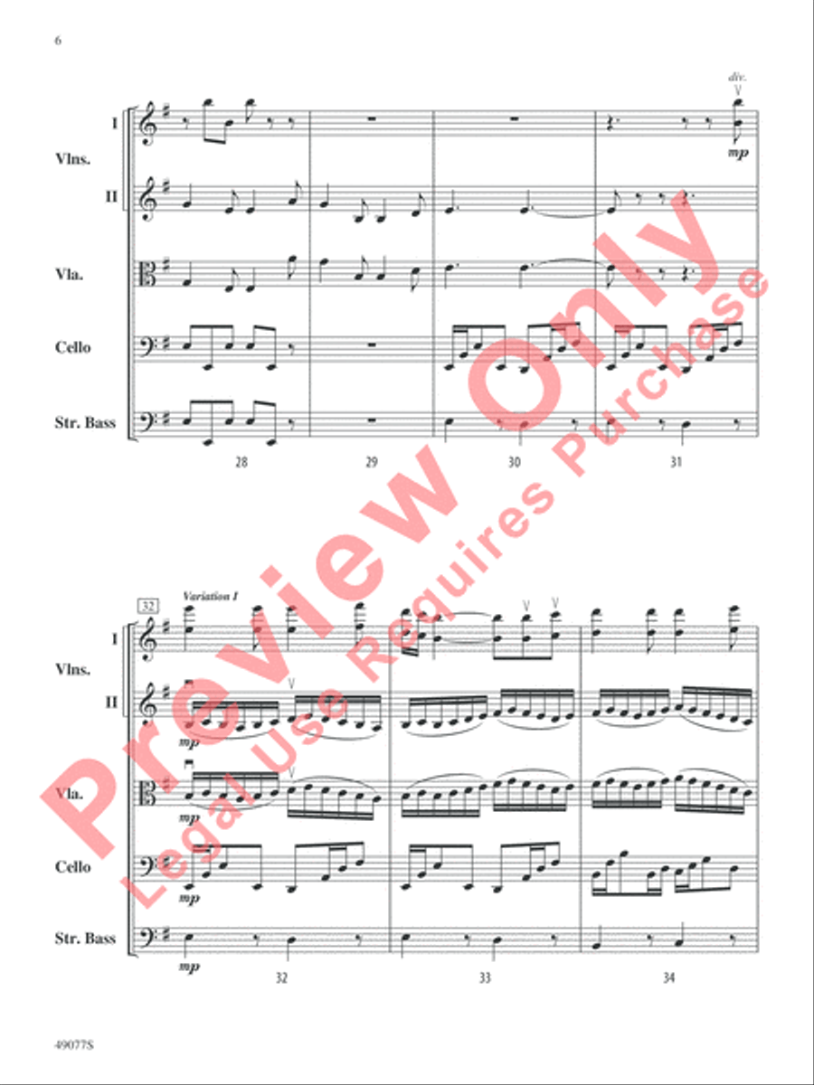 Yakama Variants Yakama Variants String Orchestra scores gallery preview page 7