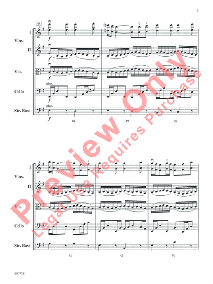 Yakama Variants Yakama Variants String Orchestra scores gallery preview page 10
