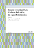 Ich lasse dich nicht, du segnest mich denn