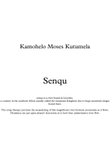 Senqu(River's name)