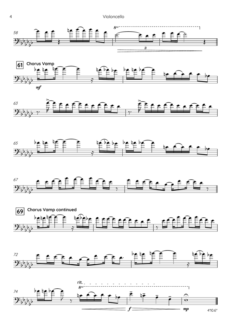 Leave The Door Open Piano scores gallery preview page 4