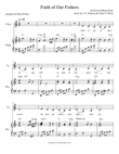 Faith of Our Fathers--vocal solo (treble clef)