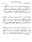Faith of Our Fathers--horn solo
