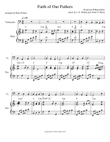 Faith of Our Fathers--cello solo