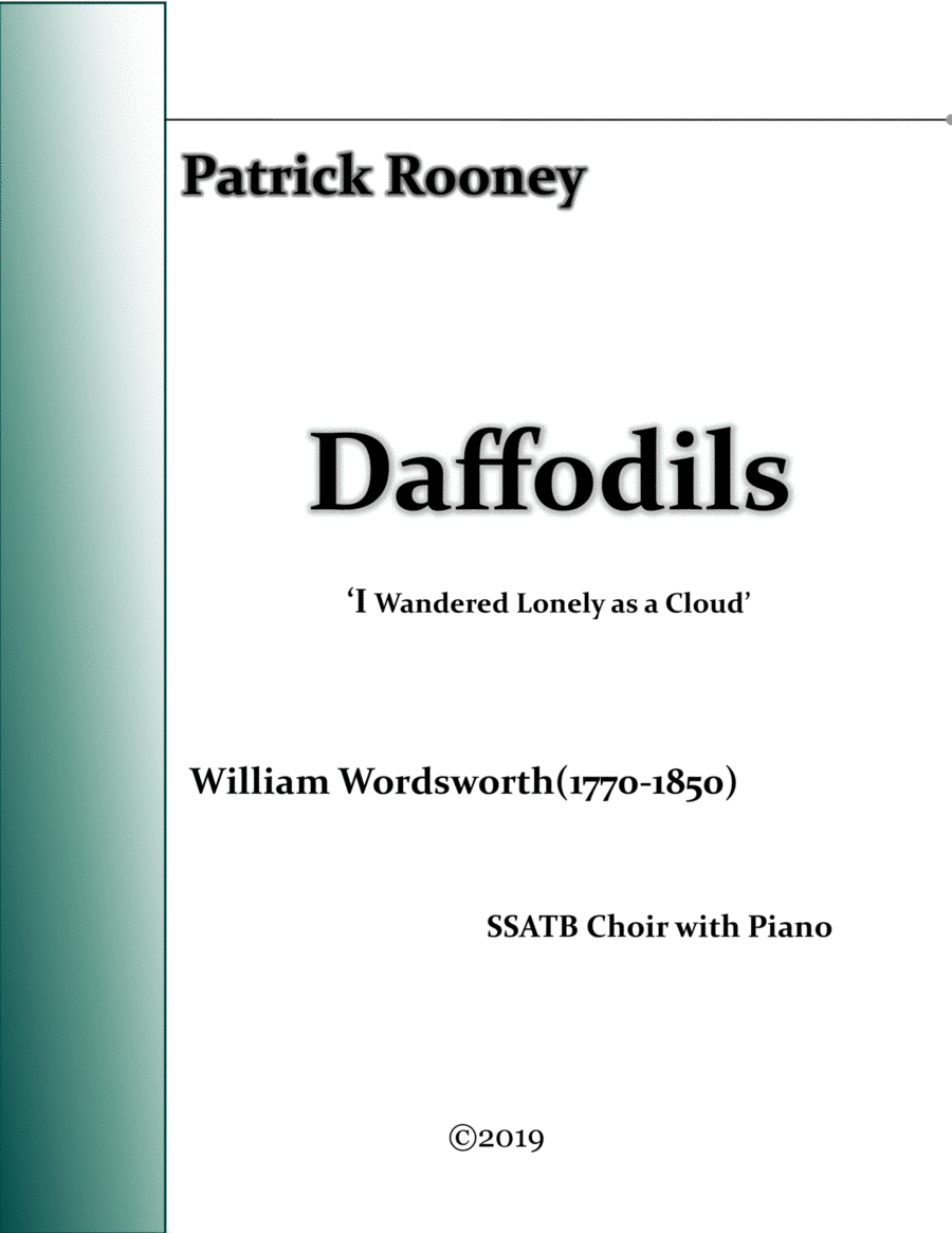 Daffodils Choir scores gallery preview page 1