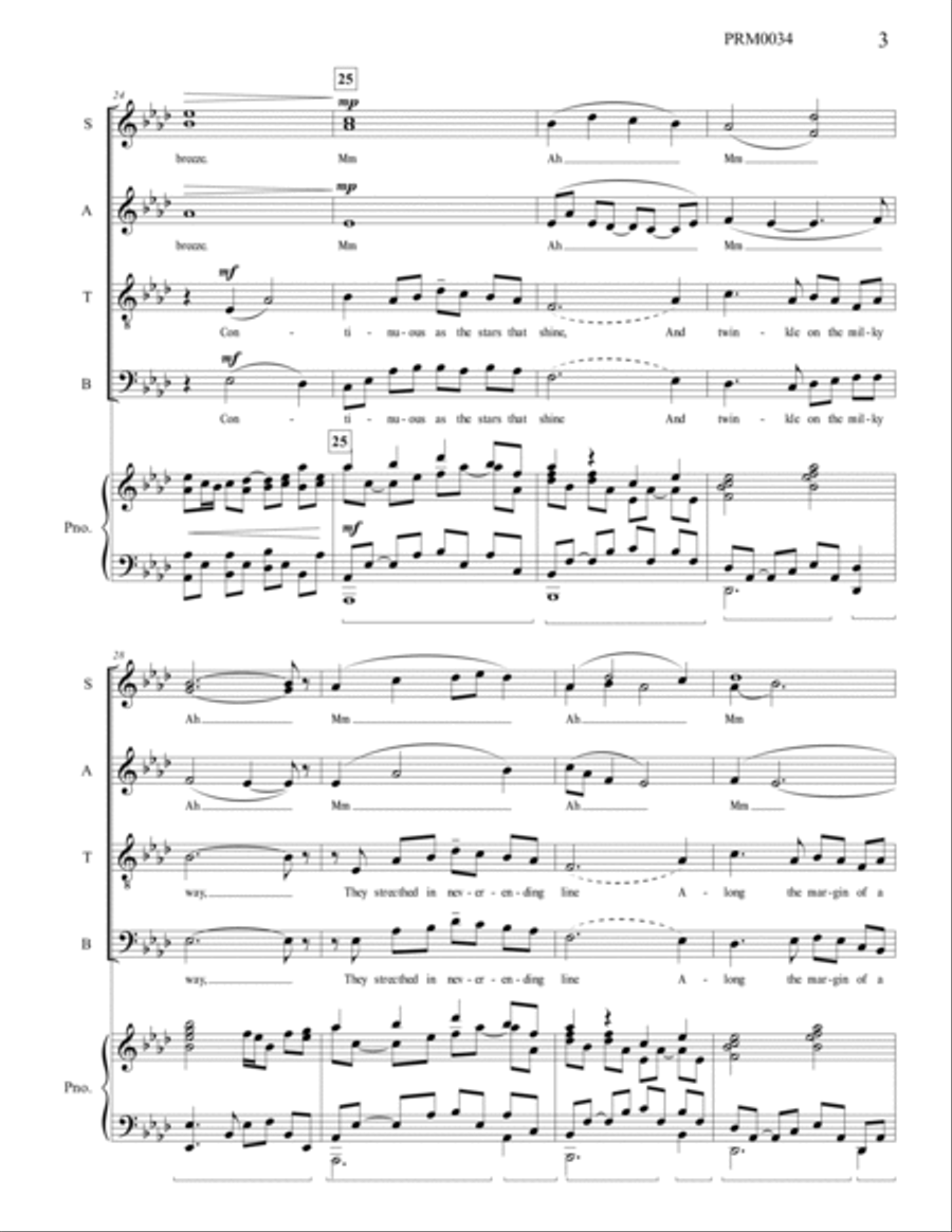 Daffodils Choir scores gallery preview page 6