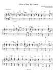 I Vow to Thee, My Country - solo piano arr.