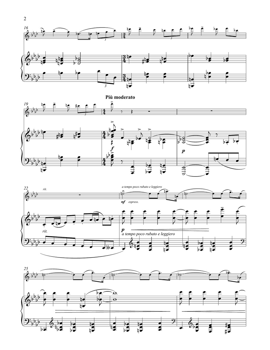 Concerto In F (For Piano & Orchestra) (excerpt) Violin Solo scores gallery preview page 2