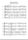 Happy Birthday Medley for Horn Quintet