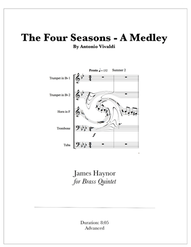 The Four Seasons - A Medley for Brass Quintet