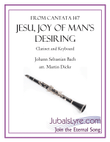 Jesu, Joy of Man's Desiring (Clarinet and Keyboard)