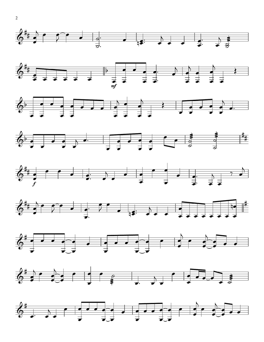 You'll Be In My Heart (from Tarzan) Percussion scores gallery preview page 2