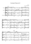 German Dance in C - String Quartet