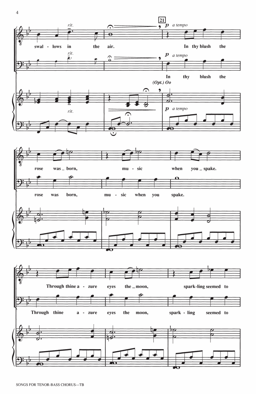 Songs For Tenor-Bass Chorus (Collection) TTB scores gallery preview page 3
