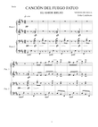 Cancion del fuego fatuo