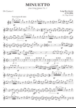 Boccherini's Minuet for Clarinet Quartet