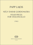 Four Pieces for Violoncello