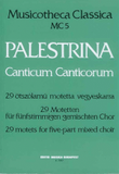 Canticum Canticorum Mc 5 29 Motetten Für Fünfstim