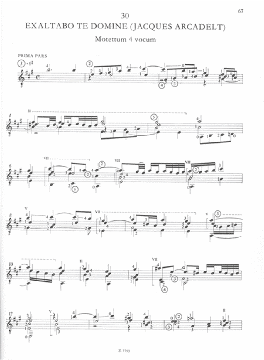 Opera omnia - Das Lautenbuch von Krakau Serie B Guitar scores gallery preview page 2