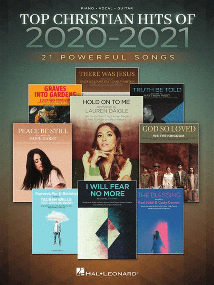 Top Christian Hits of 2020-2021 Piano, Vocal, Guitar scores gallery preview page 3