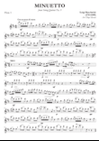 Boccherini's Minuet for Flute Quartet