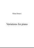 Variations for piano