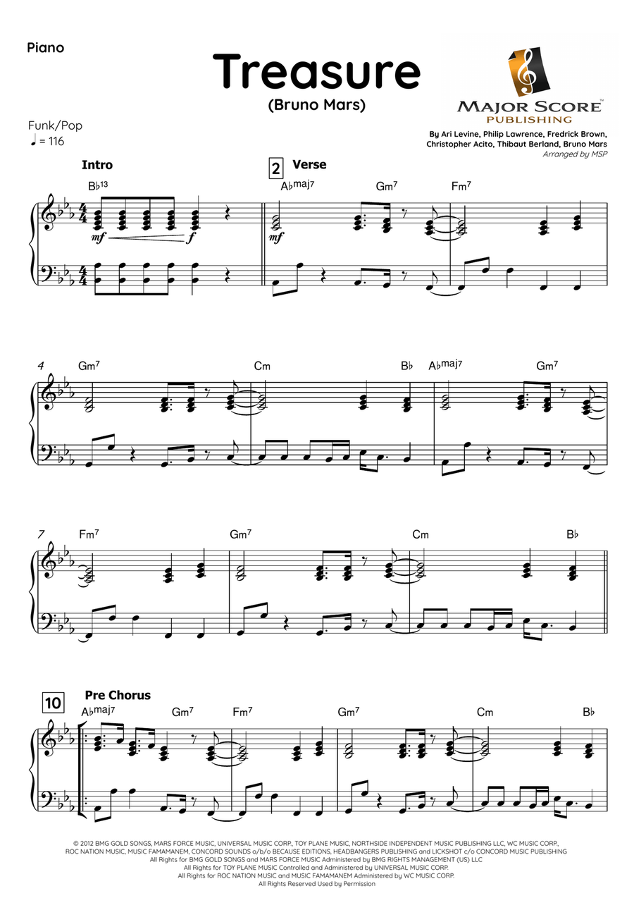 Treasure Violin Solo scores gallery preview page 4