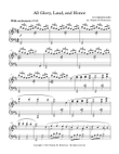 All Glory Laud and Honor - Piano Solo
