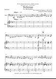 Wellerman (Tuba/Eb Bass & Piano) - treble and bass clef tuba/Eb bass parts included