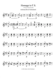 Homage to FS-a concert piece for classical guitar