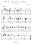 Bossa Nova - Exercise 1 in C Major