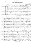 Nolo mortem peccatoris (I do not wish a sinner to die) for 4 clarinets