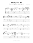 Study No. 82 (from 100 Progressive Studies, Op. 139)