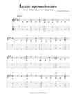 Lento appassionato (from 3 Mélodies, Op. 5)