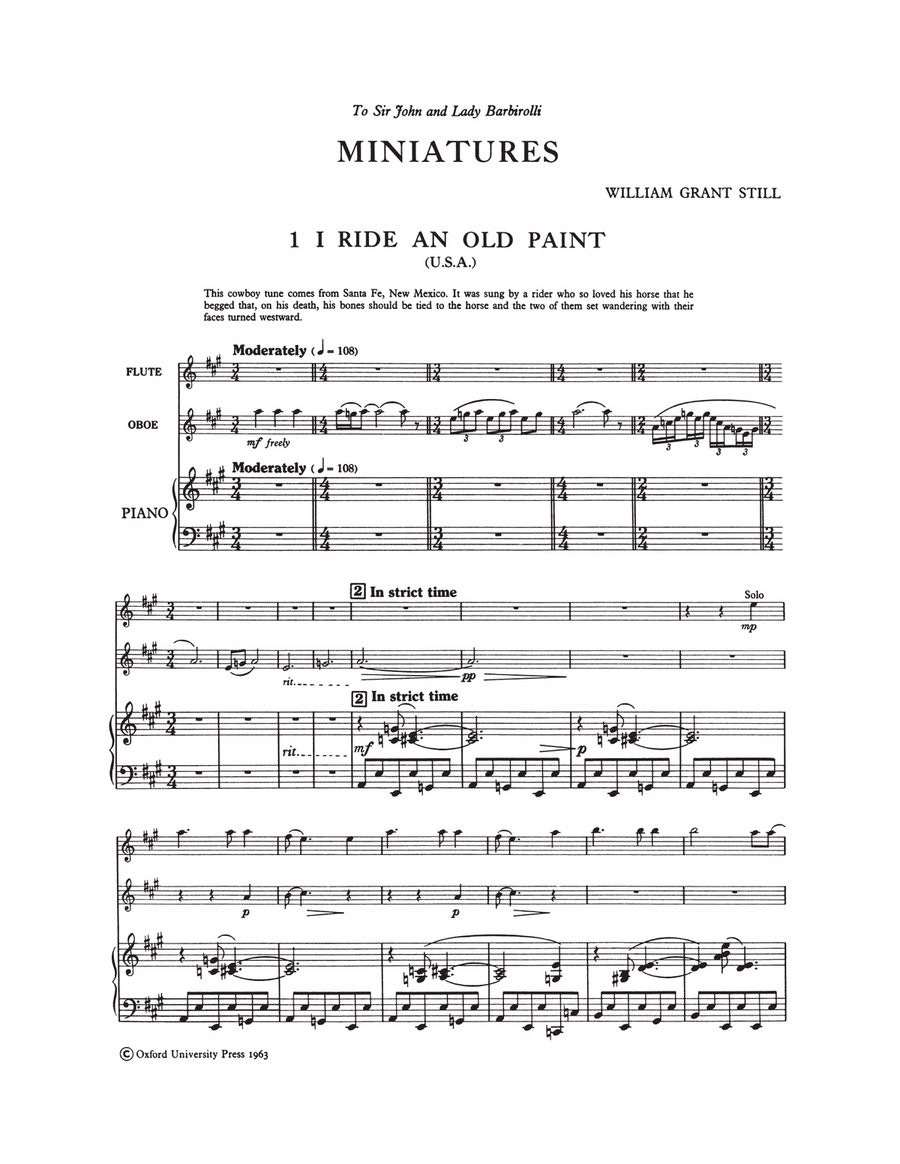 Miniatures Miniatures Flute scores gallery preview page 2