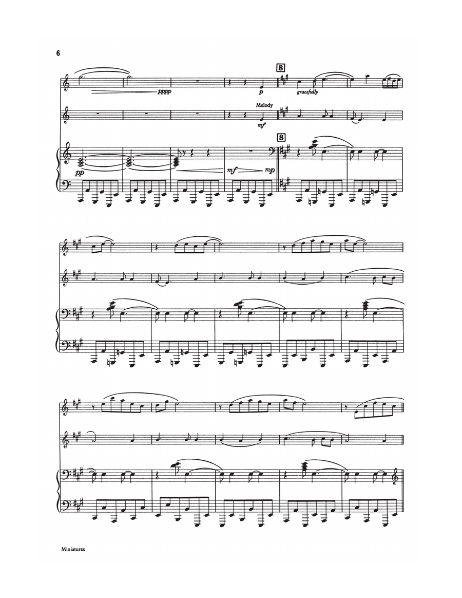 Miniatures Miniatures Flute scores gallery preview page 6