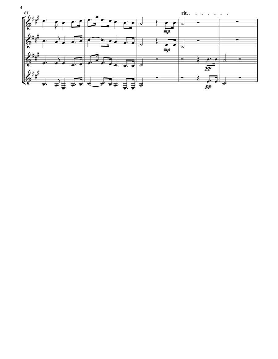 Hunting Song Hunting Song Brass Ensemble scores gallery preview page 5