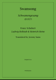 Schubert Swansong (Schwanengesang) translated Jeremy Sams (original keys)