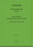 Schubert Swansong (Schwanengesang) translated Jeremy Sams (medium voice)