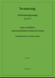 Schubert Schwanengesang (Swan Song) translated J. Sams (low voice)
