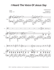 I Heard The Voice Of Jesus Say (Cello solo and Piano) mini preview