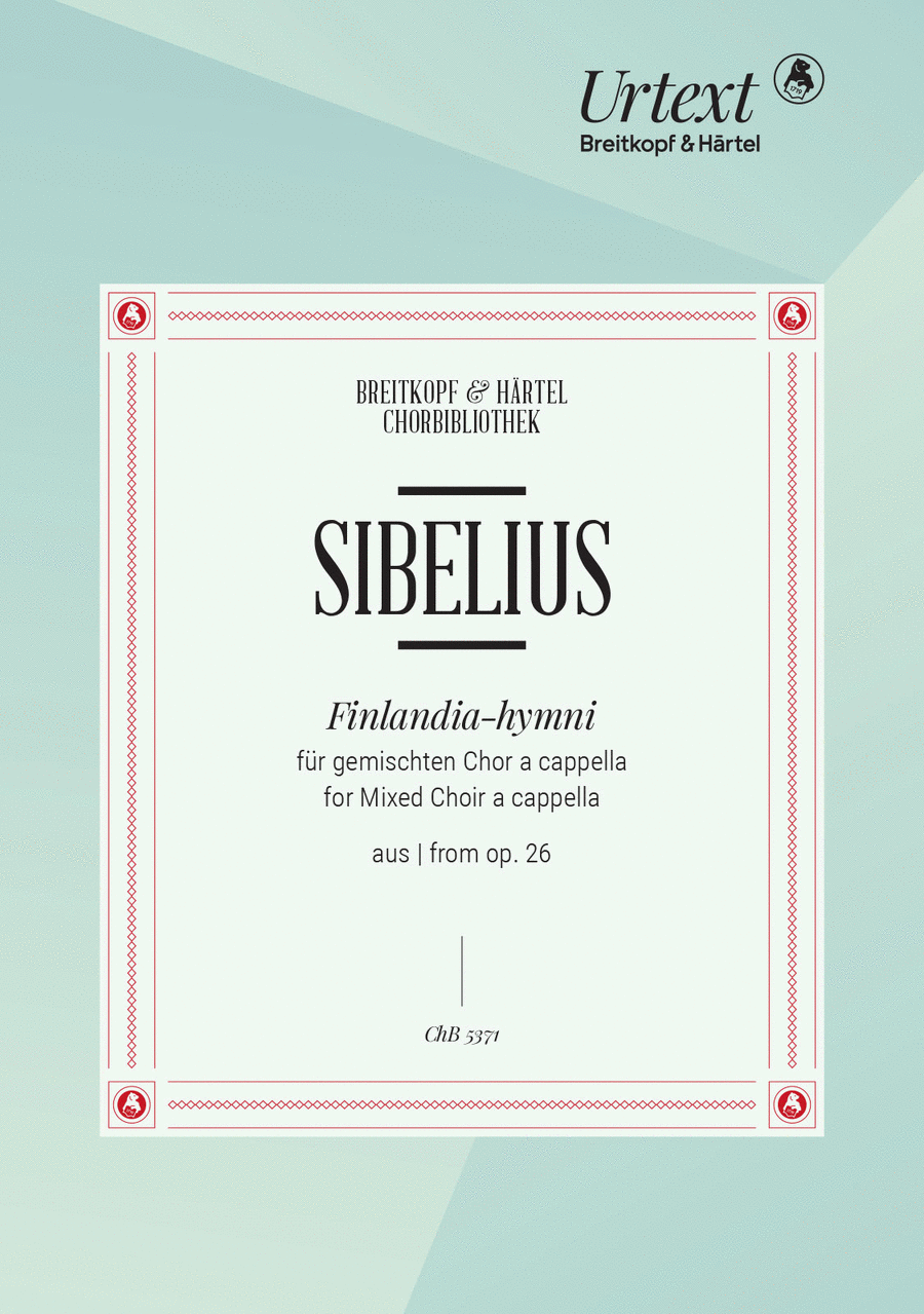 Finlandia-hymni from Op. 26 A Cappella scores gallery preview page 1