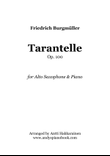 Tarantelle Op. 100 - Alto Saxophone & Piano