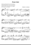 Swan Lake (Tchaikovsky) | Piano Solo Grade 5 Intermediate with note names and meaning of terms