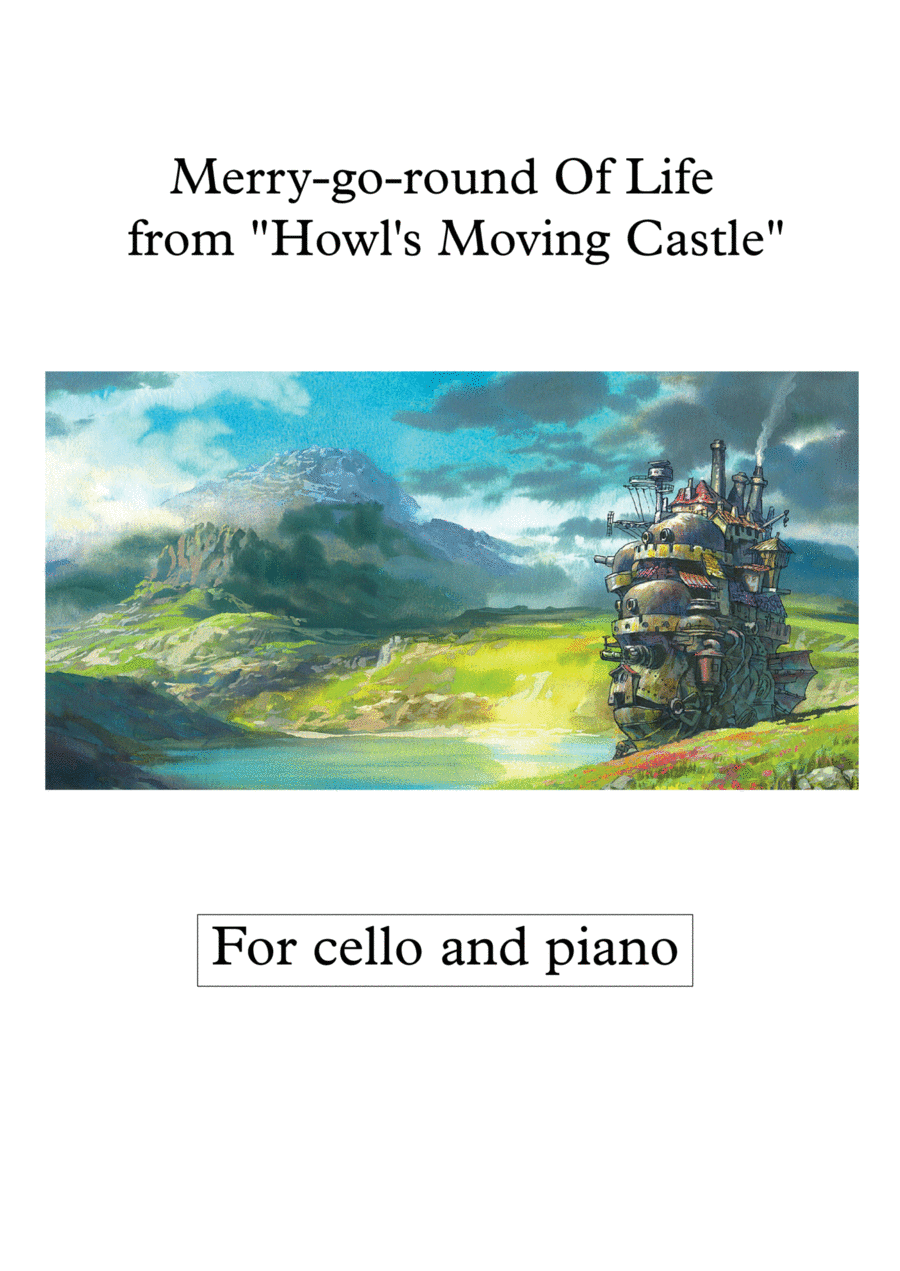 Howl's Moving Castle Piano scores gallery preview page 1