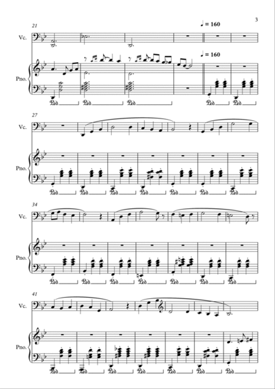 Howl's Moving Castle Piano scores gallery preview page 3
